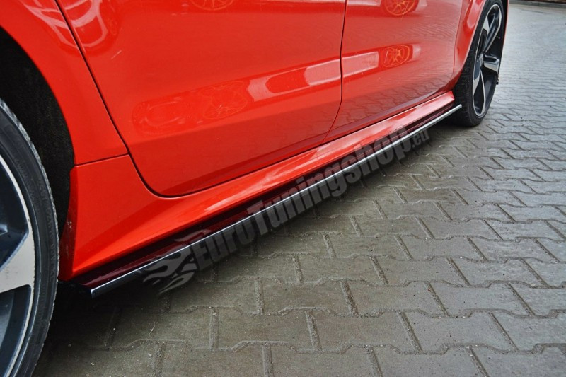 НАКЛАДКИ ПІД ПОРОГИ AUDI A7 S-LINE, фото 1