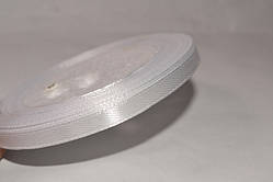 Атласна стрічка 0,6 см цв. білий