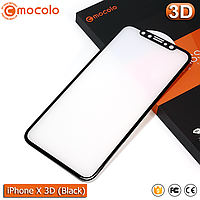 Захисне скло Mocolo iPhone X (Black) 3D