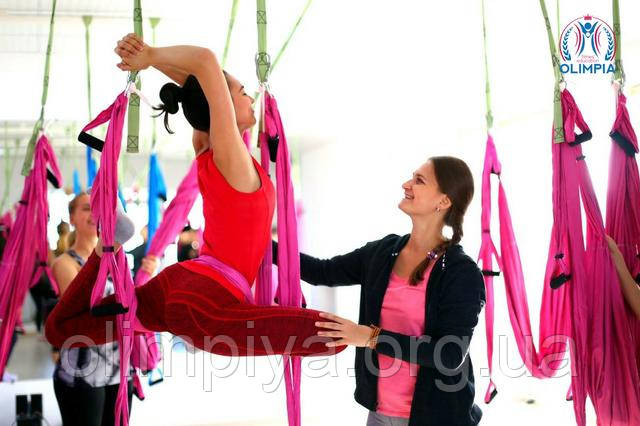 Навчання інструкторів Аэройоги для підвищення кваліфікації від школи Олімпія