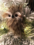 Ялинкова іграшка Мехова сова 12,5 cm Goodwill (ціна за 1 штуку), фото 6