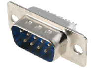 Штекер DB-9pin монтажний, під паяння