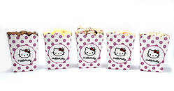 Коробочки для солодощів "Хелов Кітті" 5 шт./пач.