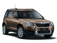 Накладки на пороги Skoda Yeti (2010+)