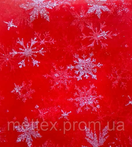 Еврофатин Снежинки глиттер цвет № 406 красный - фото 3 - id-p614561599
