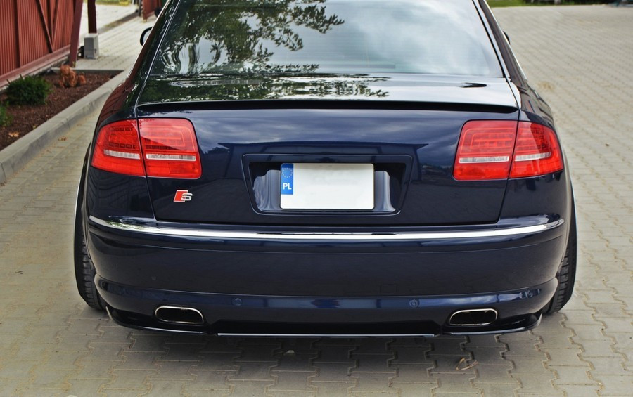 ЦЕНТРАЛЬНА НАКЛАДКА НА ЗАДЕНЬ БАМПЕР AUDI S8 D3, фото 1