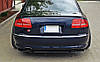 БІКОВІ НАКЛАДКИ НА ЗАХОДИ БАМПЕР AUDI S8 D3, фото 4