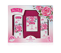 Подарунковий набір "Rose" гель для душу, мило,крем для рук Болгарська троянда Карлово