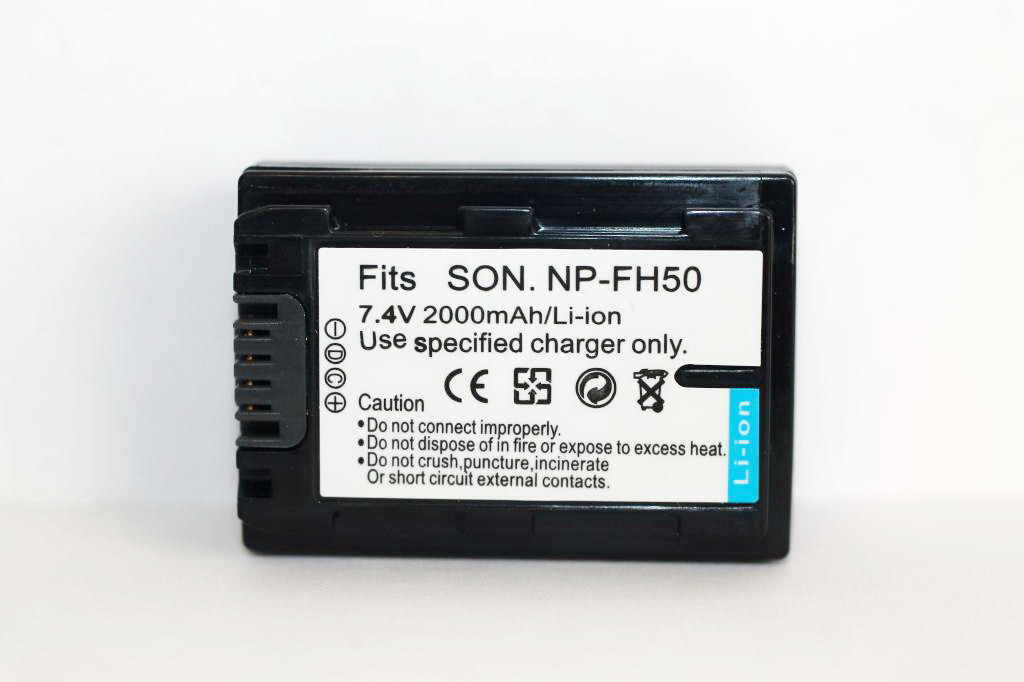 Акумулятор NP-FH50 для фотоапаратів (A390 A290 A380 A230 A330) та відеокамер SONY (аналог) - 2000 ma