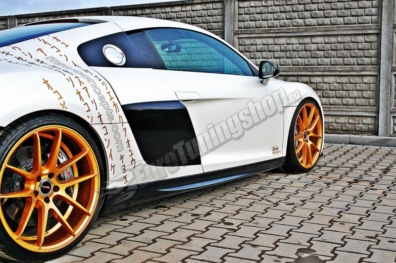 НАКЛАДКИ НА ПОРОГИ AUDI R8 (2006-2015), фото 1