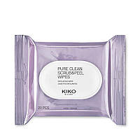 Pure Clean Scrub&Peel серветки для обличчя Kiko Milano Італія оригінал