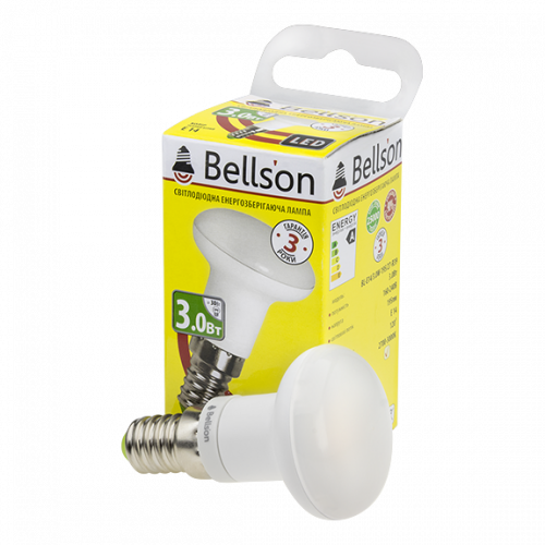 Рефлекторная светодиодная лампа Bellson Е14 (R39, 3 Вт) - фото 4 - id-p44682159