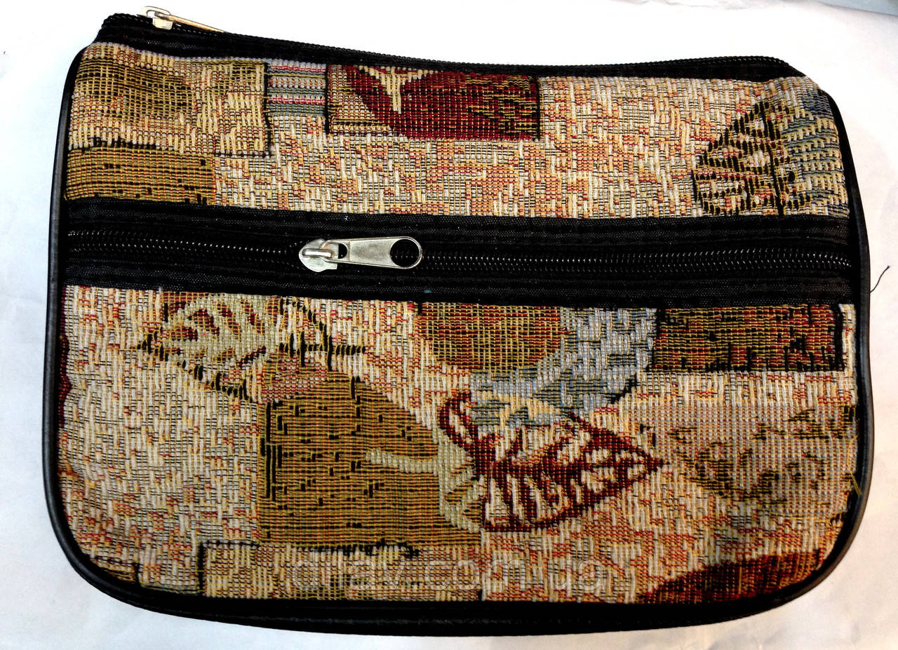 Косметичка жіноча велика(гобилен) г1 22*16, фото 1