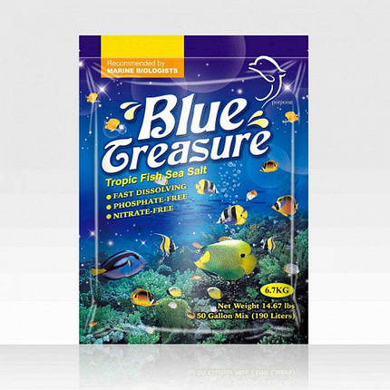 Сіль Морська Blue Treasure для тропічних риб, 6,7 кг (на 190 л), фото 2