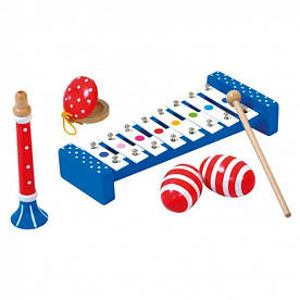 Набір музичних інструментів для дітей від 1 року (37 х 6 х 29,5 см) ТМ Bino 86587