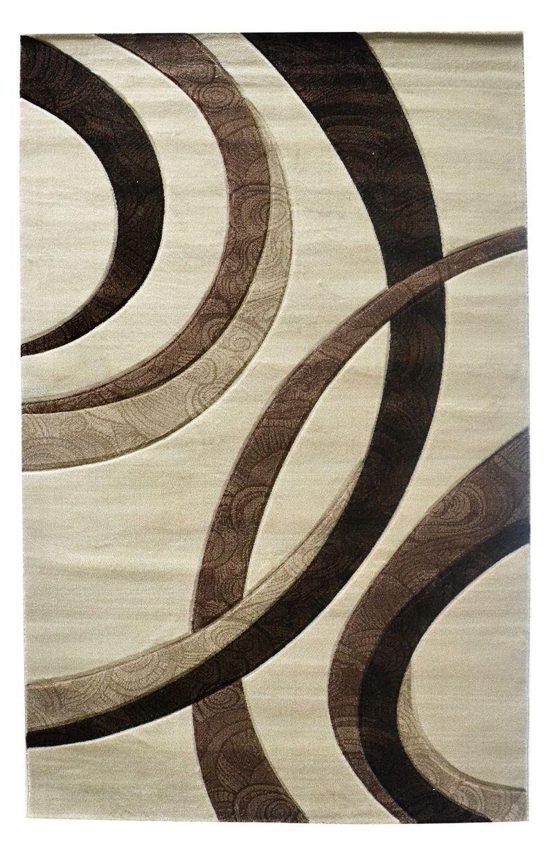 РЕЛЬЄФНИЙ КИЛИМ MERAL 0571 КРЕМОВИЙ, фото 1