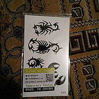 Флеш тату. Тимчасове татуювання 10.5 x 6 см 