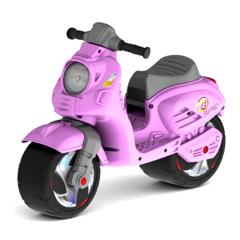 Мотоцикл каталка (мотобайк), Скутер для катання Ориончик (рожевий), 502