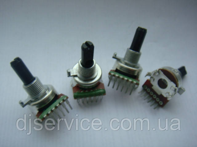 Потенціометр 161 104b (b100k) 20mm для пультів,
