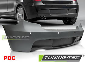 БАМПЕР ЗАДЕНЬ BMW E81 / E87 M-TECH ( З ВИРІЗАМ ПІД ПАРКТРОНИКИ)