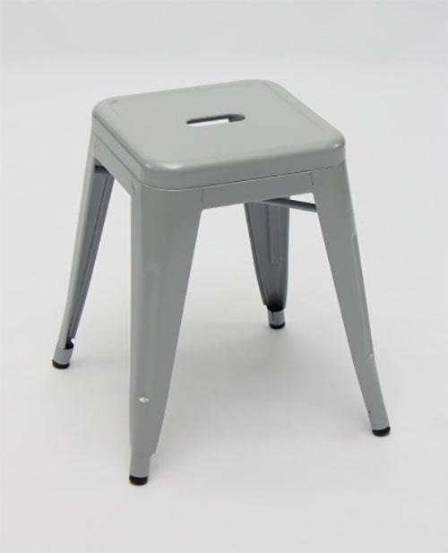 Стілець-табурет Tolix H 45 low stool AC-009 колір сірий, лофт, дизайн Xavier Pauchard