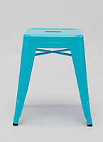 Стілець-табурет Tolix H 45 low stool AC-009 колір блакитний, лофт, дизайн Xavier Pauchard, фото 3