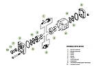 Двонаправлені гідромотори Marzocchi ALM 1/ Bi-directional ALM1 motors, фото 4