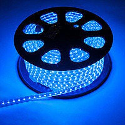 Світлодіодна стрічка синя SMD 2835/120 220V IP68 (1м) Код.59220