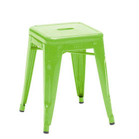 Стілець-табурет Tolix H 45 low stool AC-009 колір лайм, лофт, дизайн Xavier Pauchard