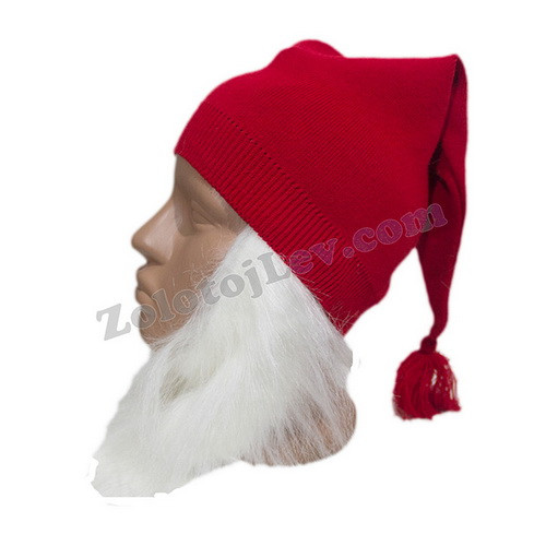 Комплект шапка і борода Гнома, фото 1