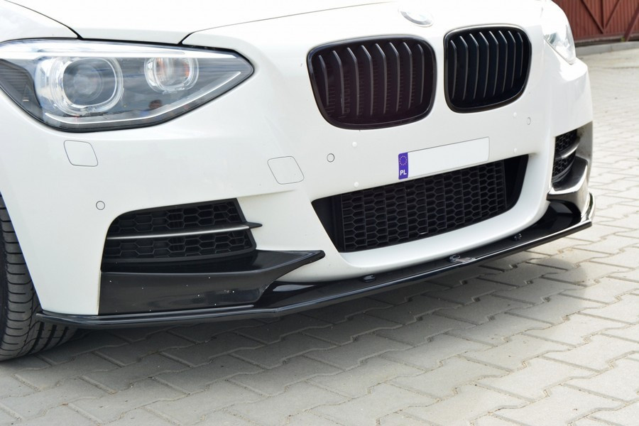 ДИФУЗОР ПЕРЕДНОГО БАМПЕРА BMW 1 F20 M-POWER (Дорист.) ВЕР.2, фото 1
