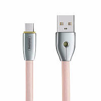 Kабель USB to microUSB Remax Knight RC-043m 2,1A 1m silver-pink