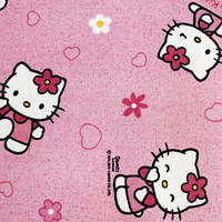 Розовый ковер в детскую HELLO KITTY 60