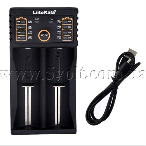 Универсальное зарядное устройство Liitokala LII-202 - фото 1 - id-p615010924