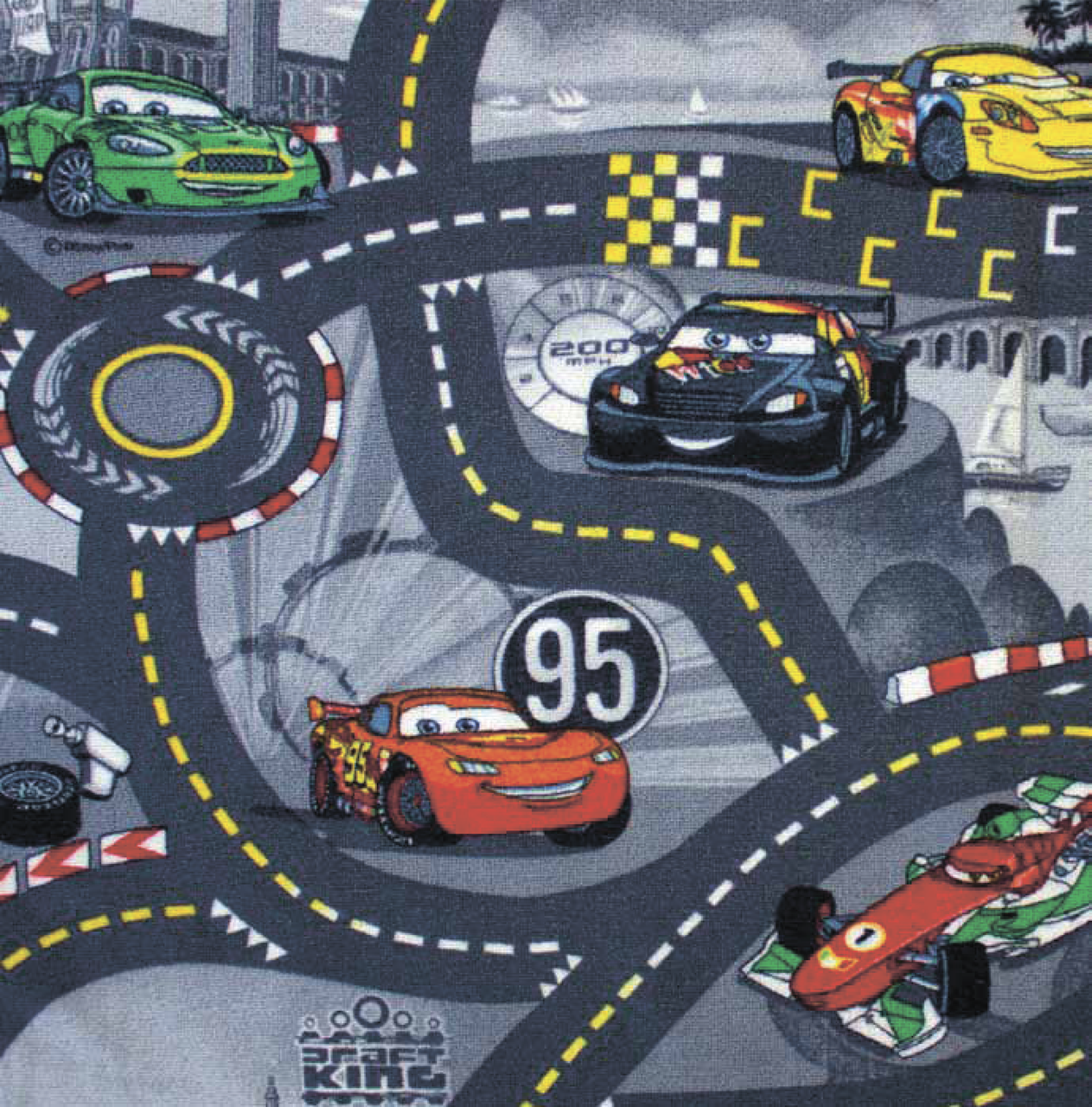 Дитячий килими тачки WORLD OF CARS 2 97