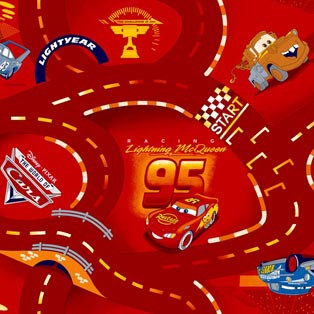 Килим в дитячу для хлопчика WORLD OF CARS 10