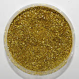 Глітер (блискітки), колір — золотистий пшеничний 10 г. No49, фото 2