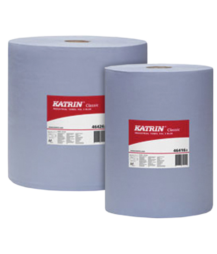 Папір Grass Katrin Classic L3.Бумага тришарова синя, розмір відриву 38*38 см, 1000 відривів