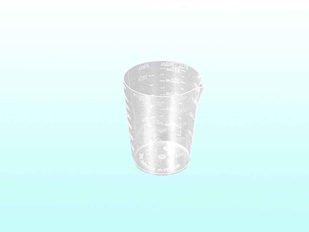 Склянка пластикова мірна 250 мл. ТМ МЕД - фото 1 - id-p506688942