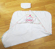 Махрова пелюшка для купання дітей 90*65/ Рушник дитяче