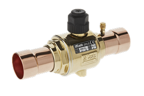 Вентиль кульовий з сервісним вентилем Шредера