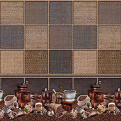 Клейонка пвх на нетканинній основі "Кава"