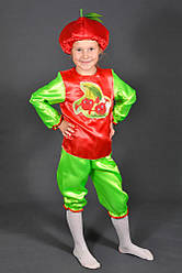 Детский карнавальный костюм ВИШНЯ, ВИШЕНКА на 3,4,5,6,7,8 лет маскарадный костюм ВИШНИ. Костюмы фруктов. 318