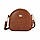 Жіноча сумка через плече Crown корона коричнева, Жиноча сумочка, Клатч, фото 2