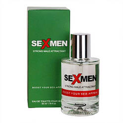 Парфуми з феромонами чоловічі Sexmen — Strong male attractant, 50 мл.