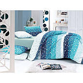 Постільна білизна First choice ranforce євро розмір Maya turkuaz