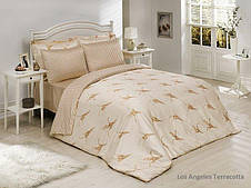 Комплект постільної білизни Le Vele bamboo series Los Angeles (teraccota)