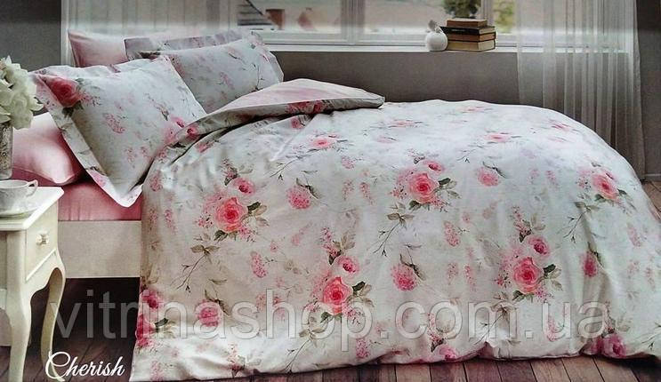 Комплект постільної білизни Tivolyo Home євро розміру Orhidea