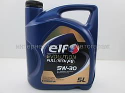 Масло моторне ELF Evolution Fulltech FE 5л. (з сажовим фільтром крім 2,2 cdi)