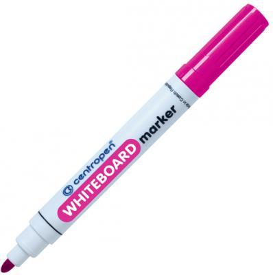 Маркер для білих дошок Centropen 2,5мм круглий рожевий (10)